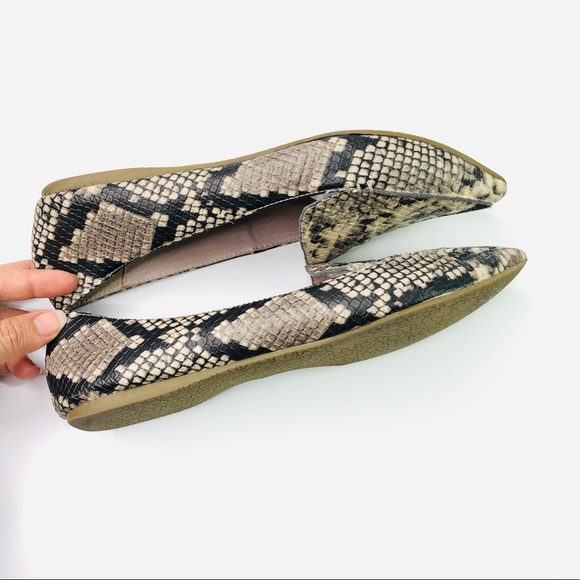 Steve Madden Summer Casual Flats Snake Skin Loafers Comfortable Relax Walking - Picture 4 of 8